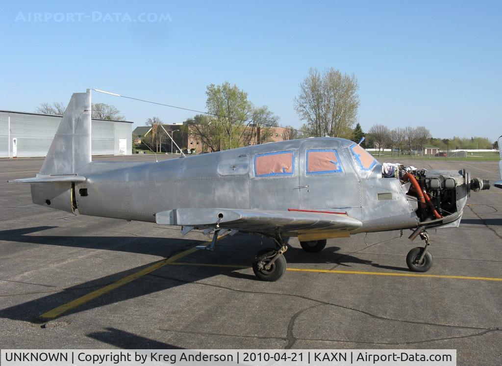 UNKNOWN, Miscellaneous Various C/N unknown, A bare metal Mooney in the process of being restored it appears. No registration number on this aircraft.