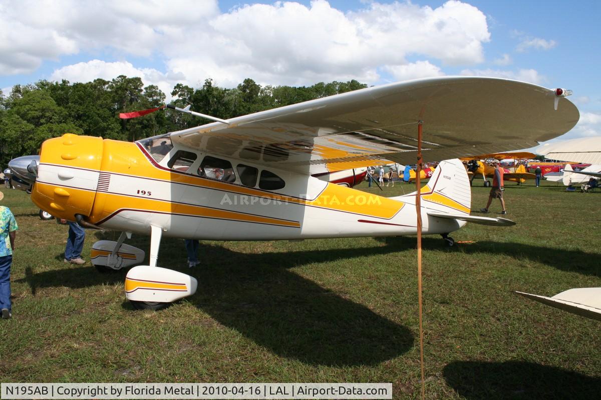 N195AB, 1952 Cessna 190 C/N 7794, Cessna 190