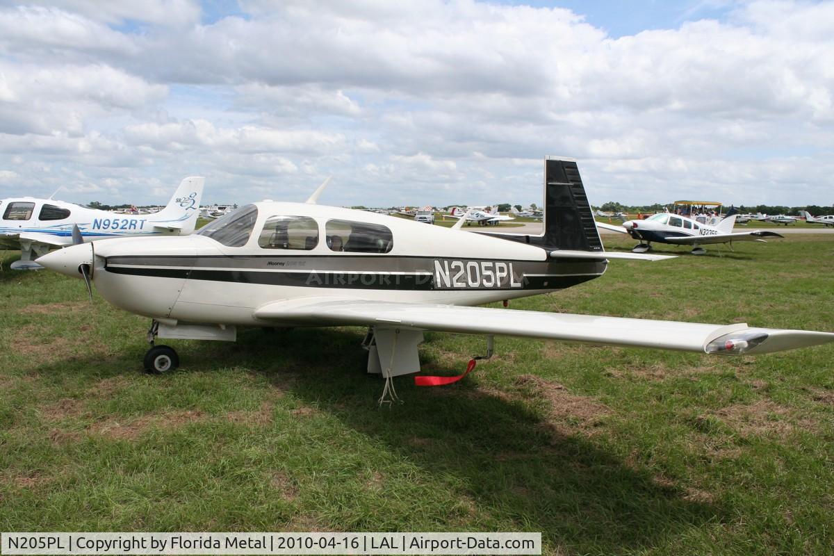 N205PL, 1987 Mooney M20J 201 C/N 24-3020, Mooney M20J