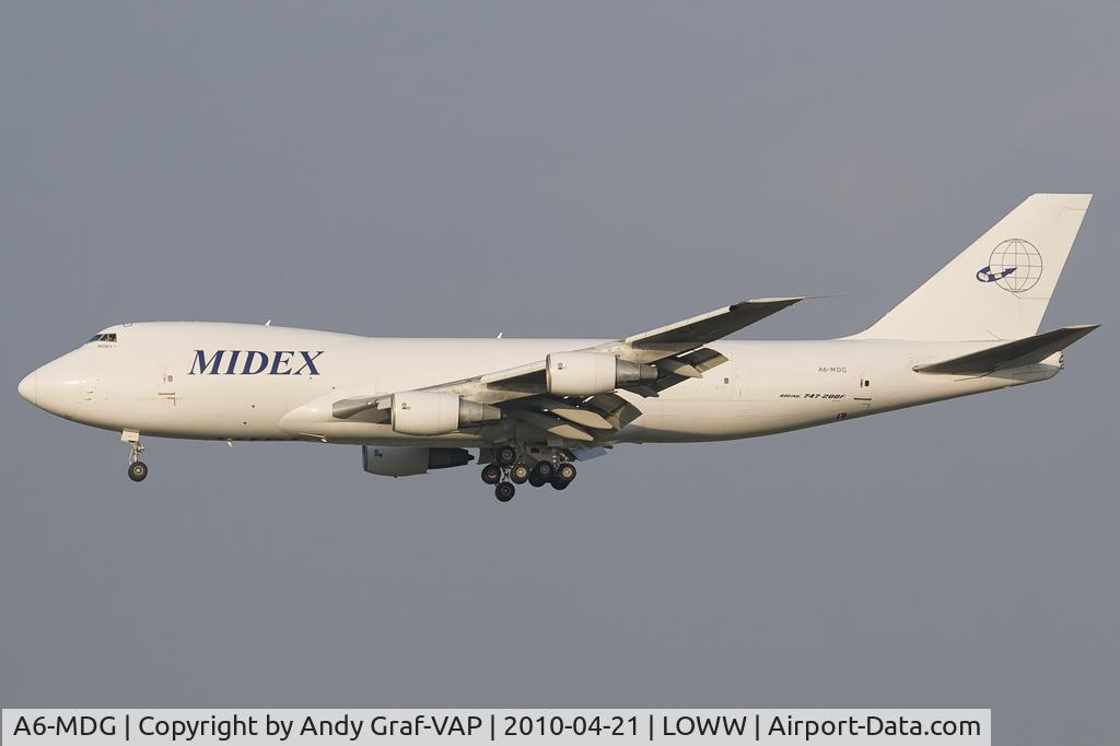 A6-MDG, 1991 Boeing 747-228F C/N 25266, MIDEX 747-200