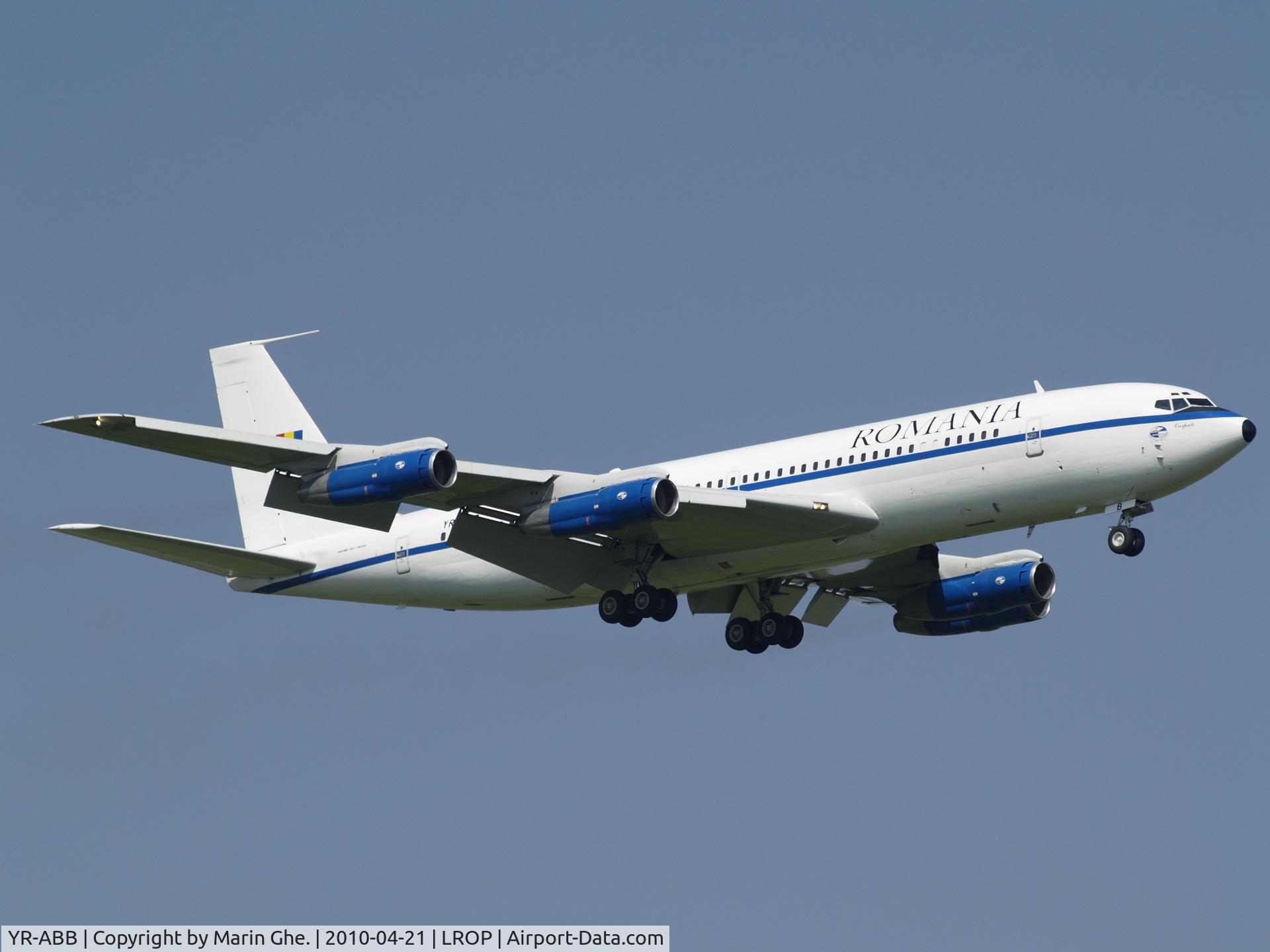 YR-ABB, 1974 Boeing 707-3K1C C/N 20804, Bucuresti  Henri Coanda/ Otopeni