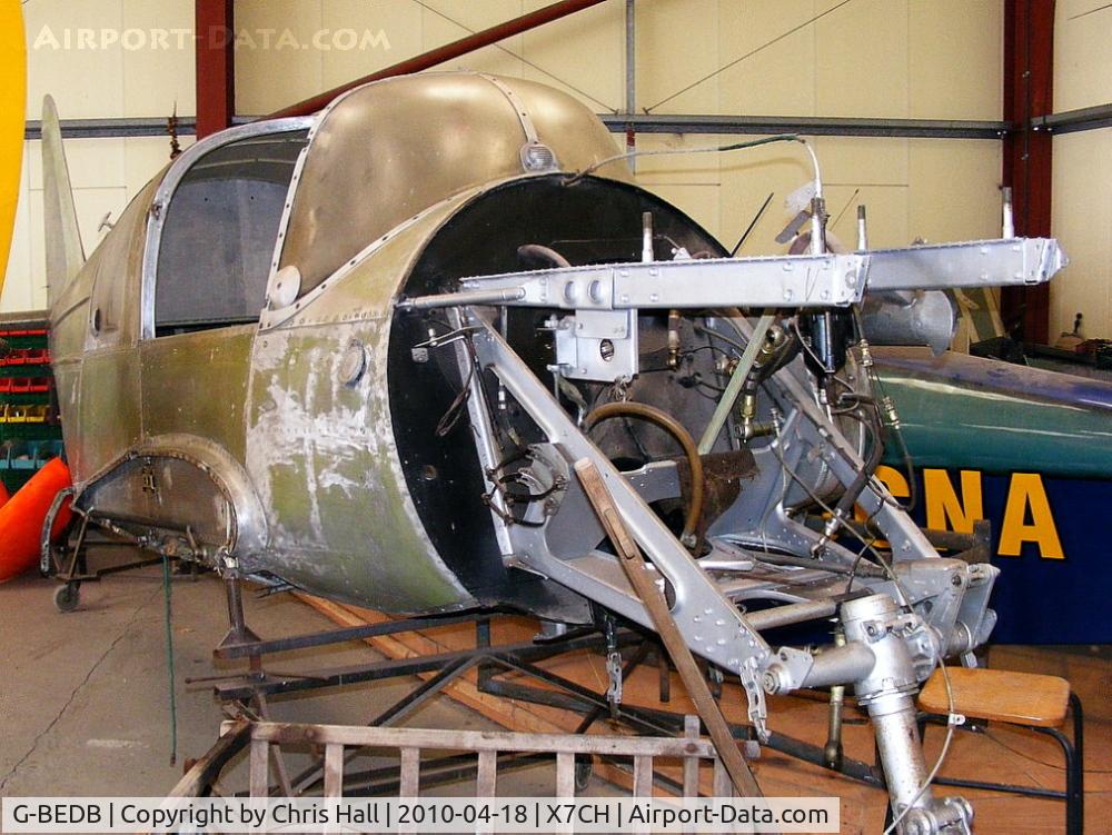 G-BEDB, 1947 Nord 1203 Norécrin C/N 117, at Chirk Airfield, near Wrexham, North Wales