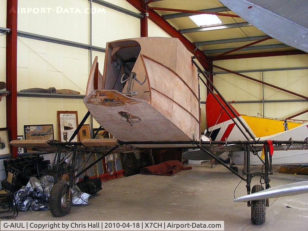 G-AIUL, De Havilland DH-89A Dominie/Dragon Rapide C/N 6837, at Chirk Airfield, near Wrexham, North Wales