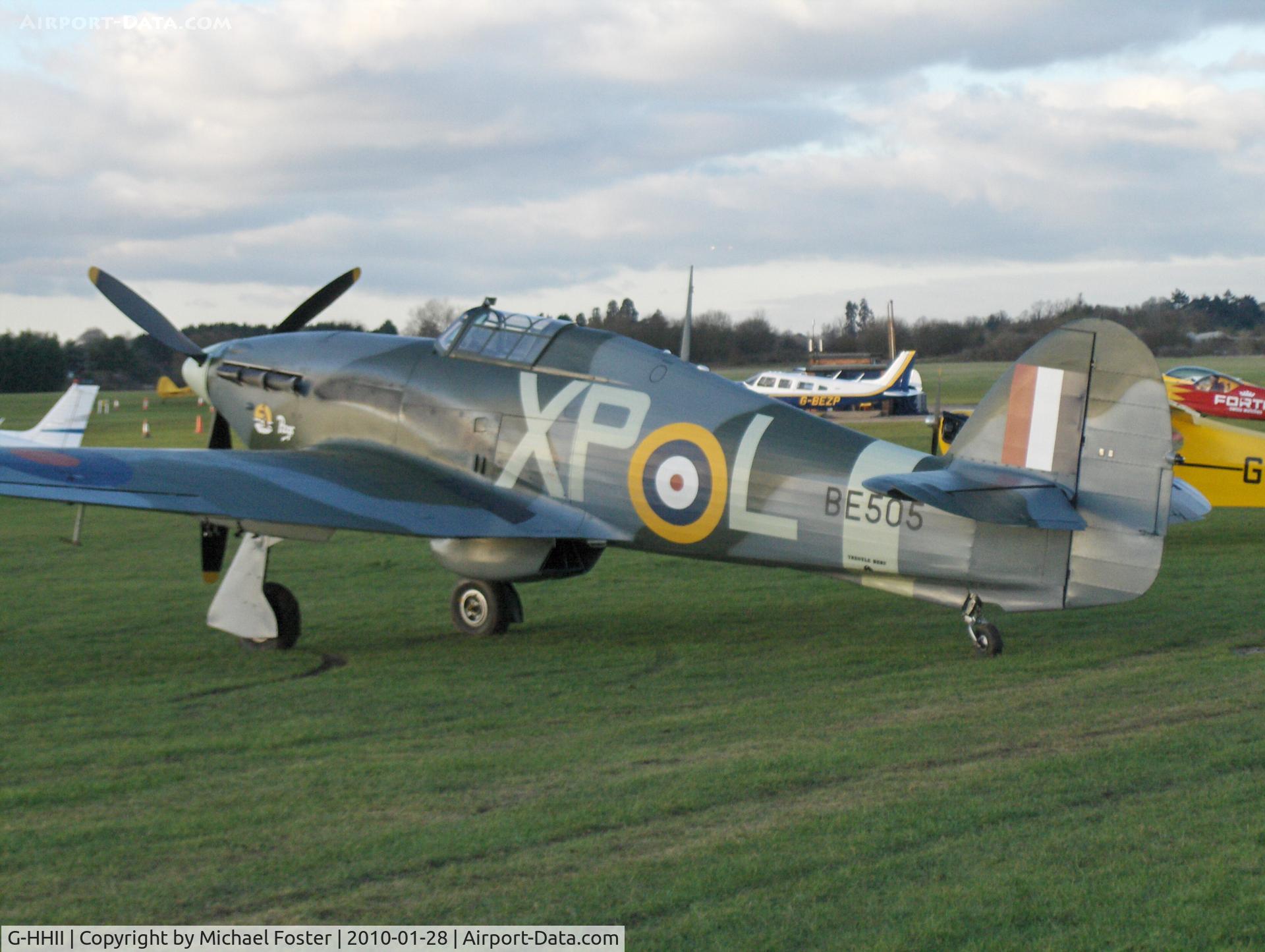 G-HHII, 1940 Hawker (CCF) Hurricane Mk2B C/N CCF/R20023, At White Waltham