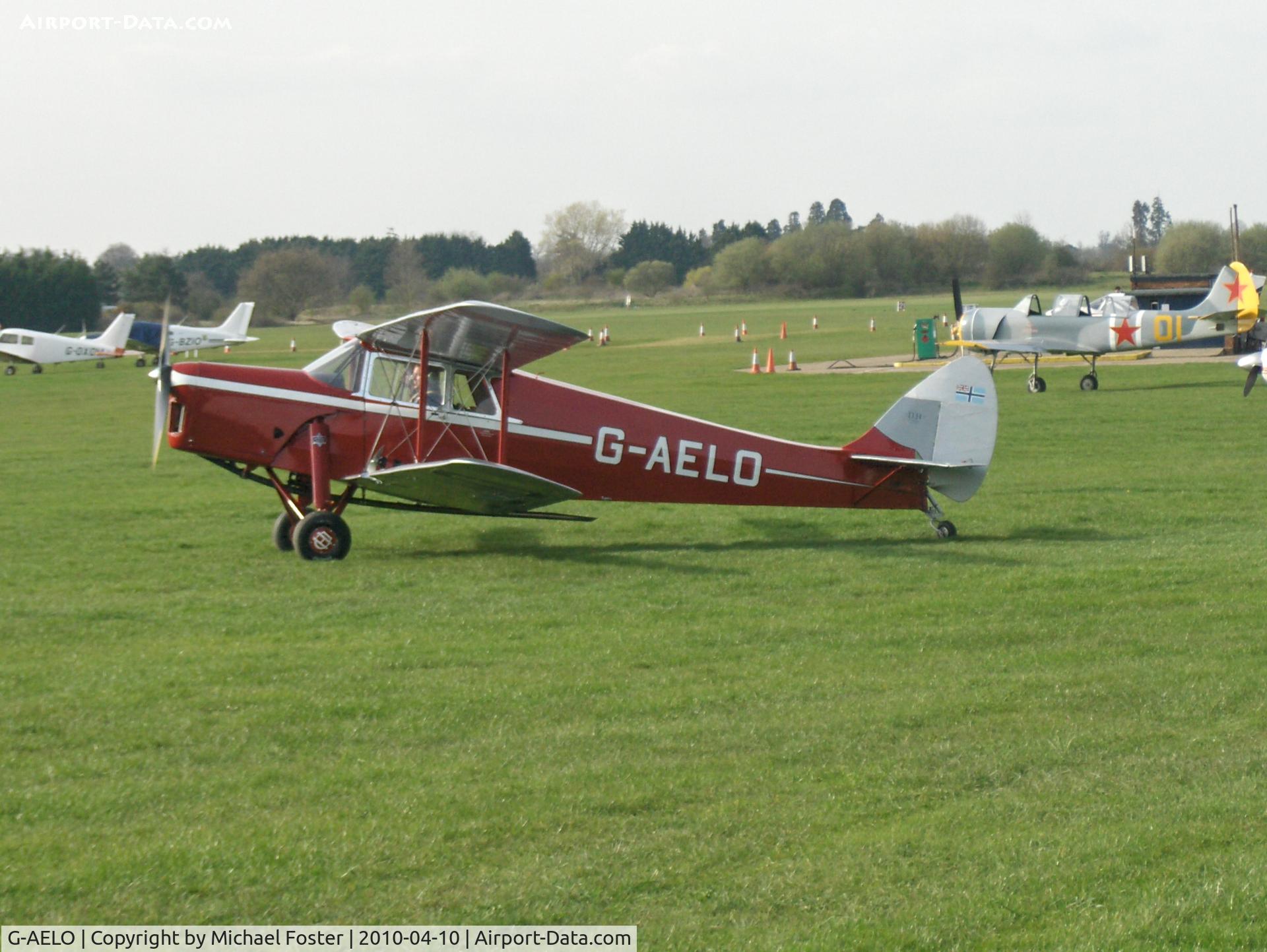 G-AELO, 1936 De Havilland DH.87B Hornet Moth C/N 8105, White Waltham, Maidenhead, UK