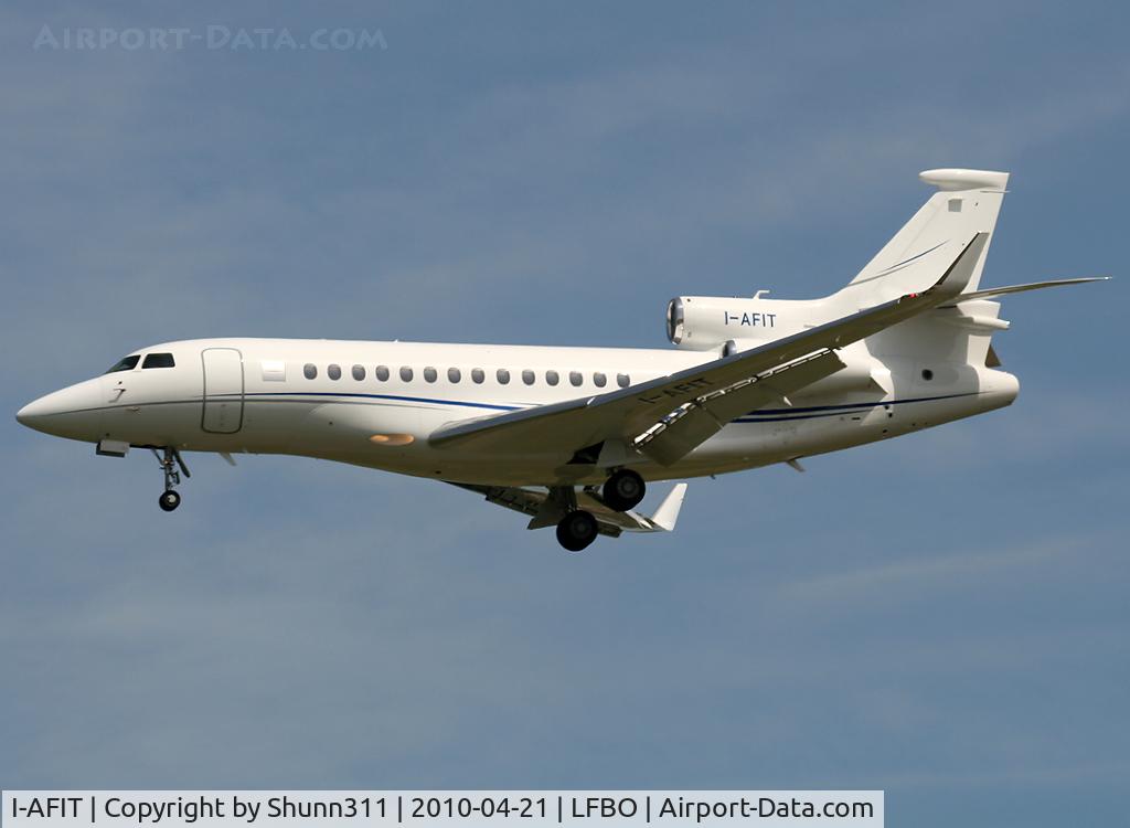 I-AFIT, 2008 Dassault Falcon 7X C/N 034, Landing rwy 32L