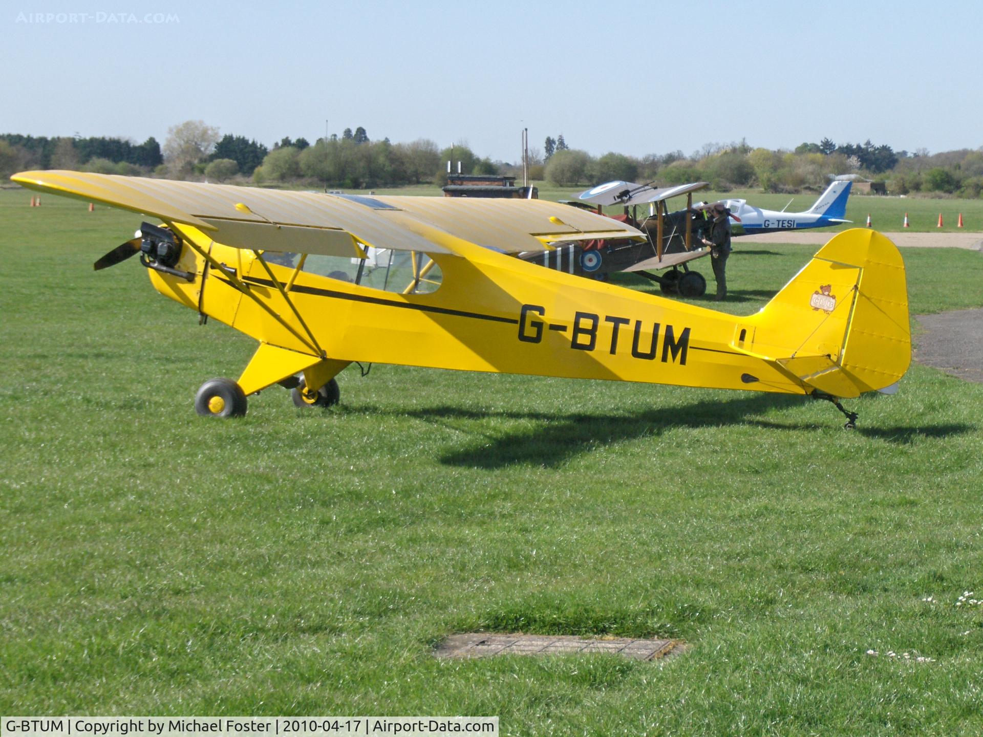 G-BTUM, 1946 Piper J3C-65 Cub Cub C/N 19516, At White Waltham