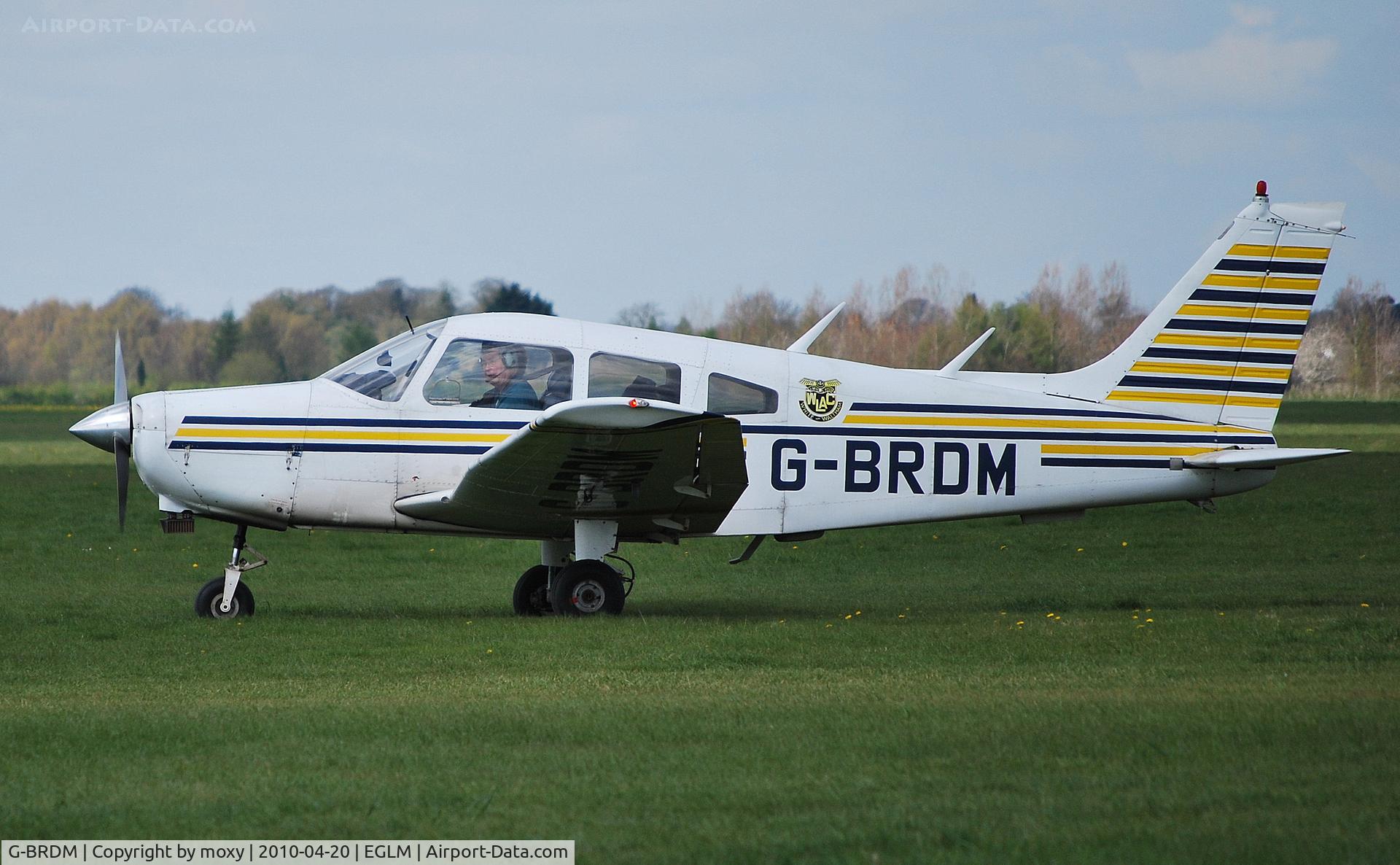 G-BRDM, 1977 Piper PA-28-161 Cherokee Warrior II C/N 28-7716004, Cherokee Warrior II Ex N8464F