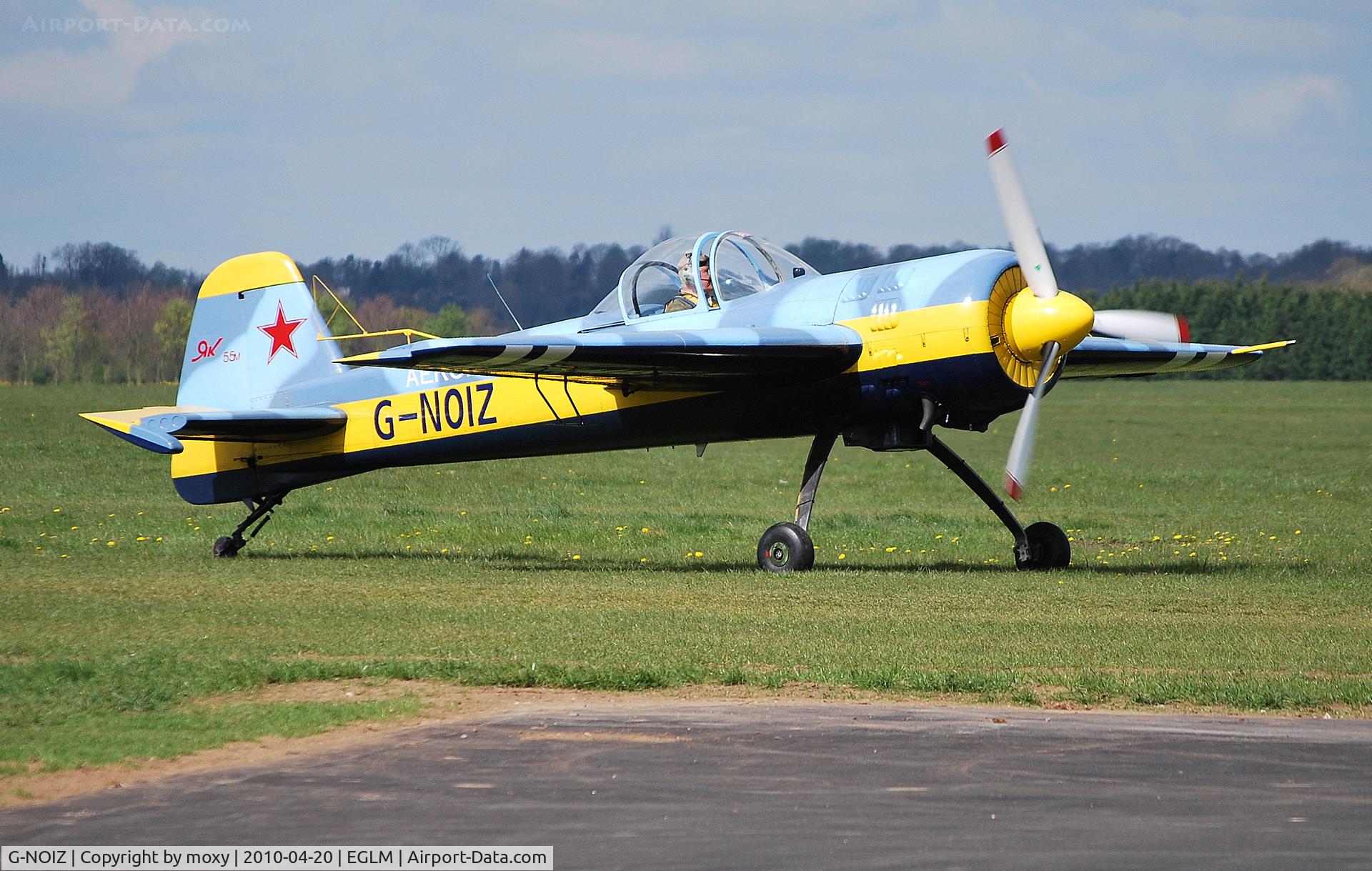 G-NOIZ, 1991 Yakovlev Yak-55M C/N 910104, YAK-55M EX RA-44537 Powerplant: Ivchenko Vedeneyev M-14P MTOW 865 Kgs