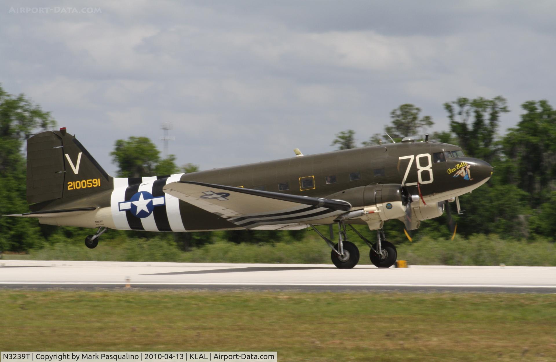 N3239T, 1943 Douglas DC3C-S1C3G (C-47A-65-DL) C/N 19054, Douglas DC-3C
