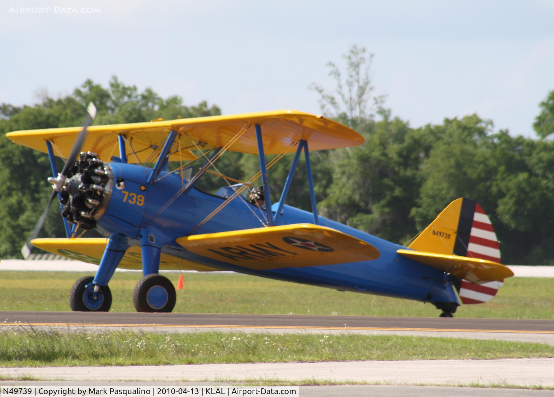 N49739, 1943 Boeing A75N1(PT17) C/N 75-4462, Stearman