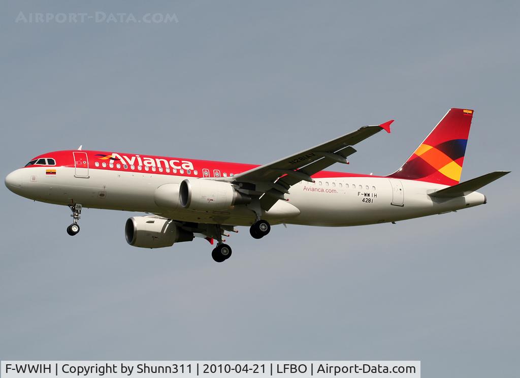 F-WWIH, 2010 Airbus A320-214 C/N 4281, C/n 4281 - To be N281AV