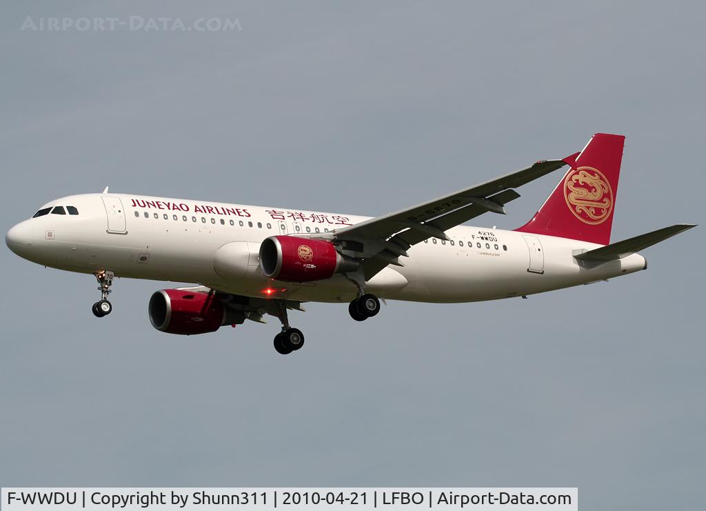 F-WWDU, 2010 Airbus A320-214 C/N 4276, C/n 4276 - To be B-6670
