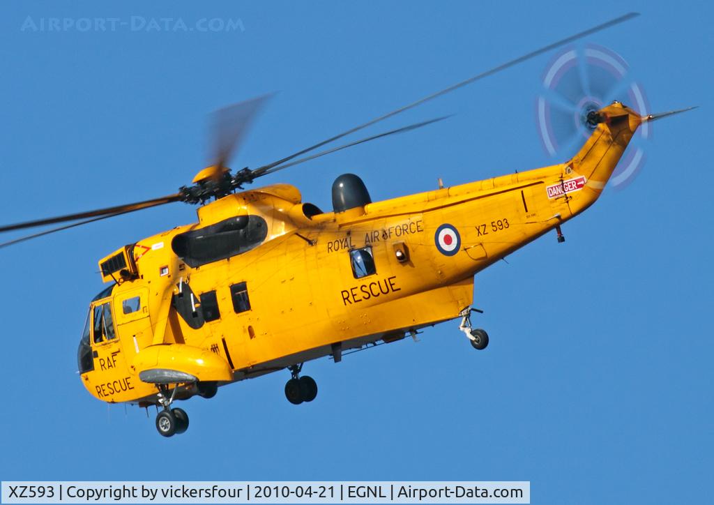 XZ593, 1978 Westland Sea King HAR.3 C/N WA859, Royal Air Force. Operated by 202 Squadron 'A' Flight, coded 'I'.