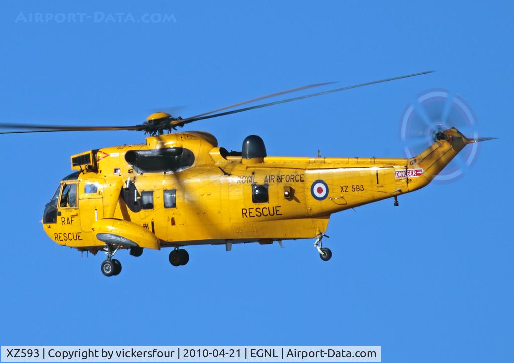 XZ593, 1978 Westland Sea King HAR.3 C/N WA859, Royal Air Force. Operated by 202 Squadron 'A' Flight, coded 'I'.