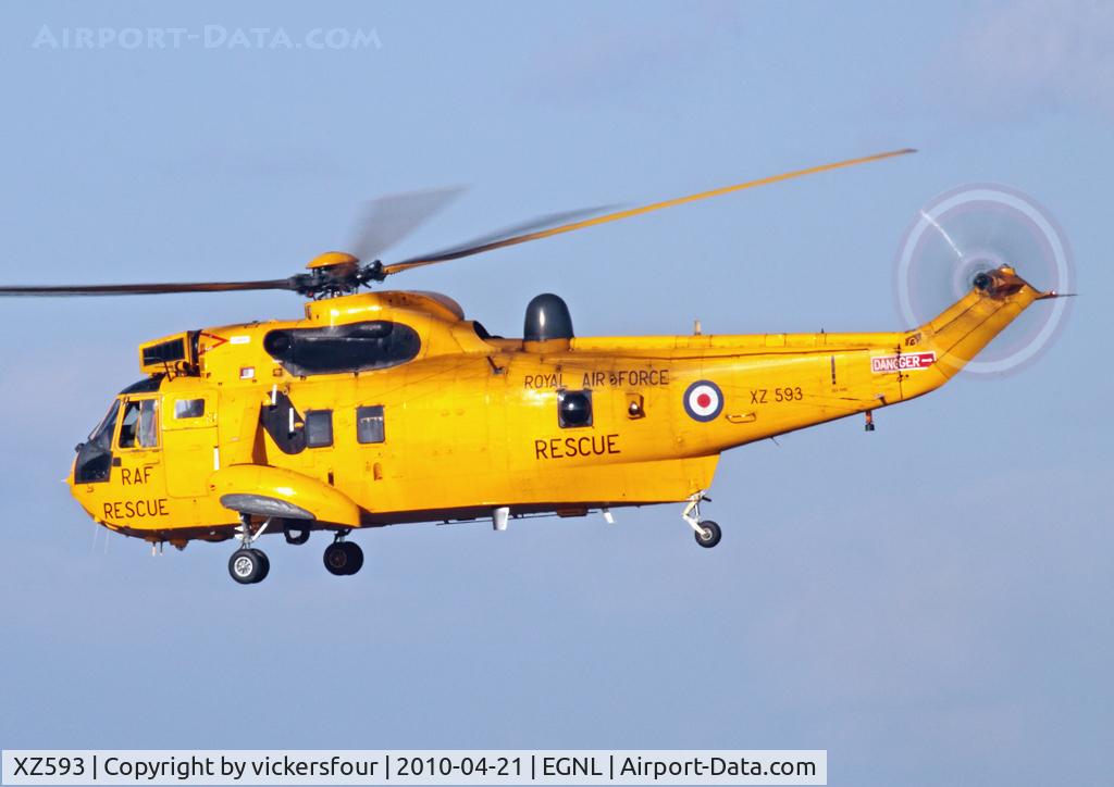 XZ593, 1978 Westland Sea King HAR.3 C/N WA859, Royal Air Force. Operated by 202 Squadron 'A' Flight, coded 'I'.