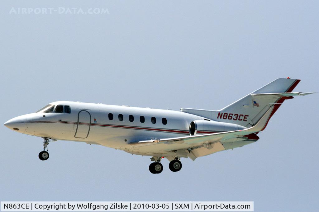 N863CE, 1996 Raytheon Hawker 800XP C/N 258289, visitor