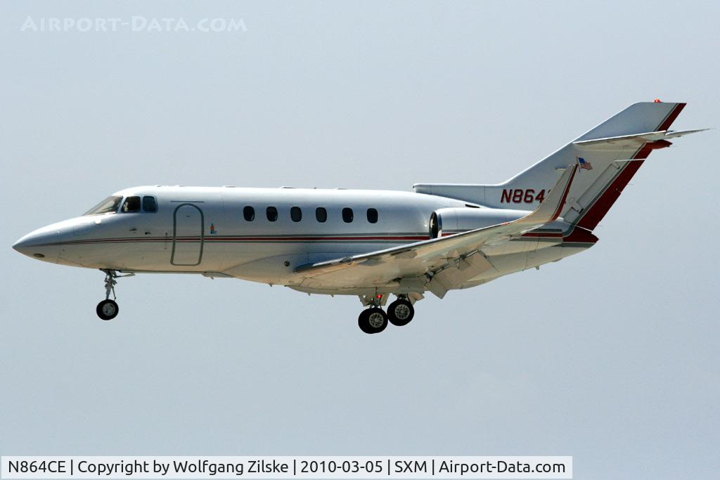 N864CE, 1997 Raytheon Hawker 800XP C/N 258331, visitor