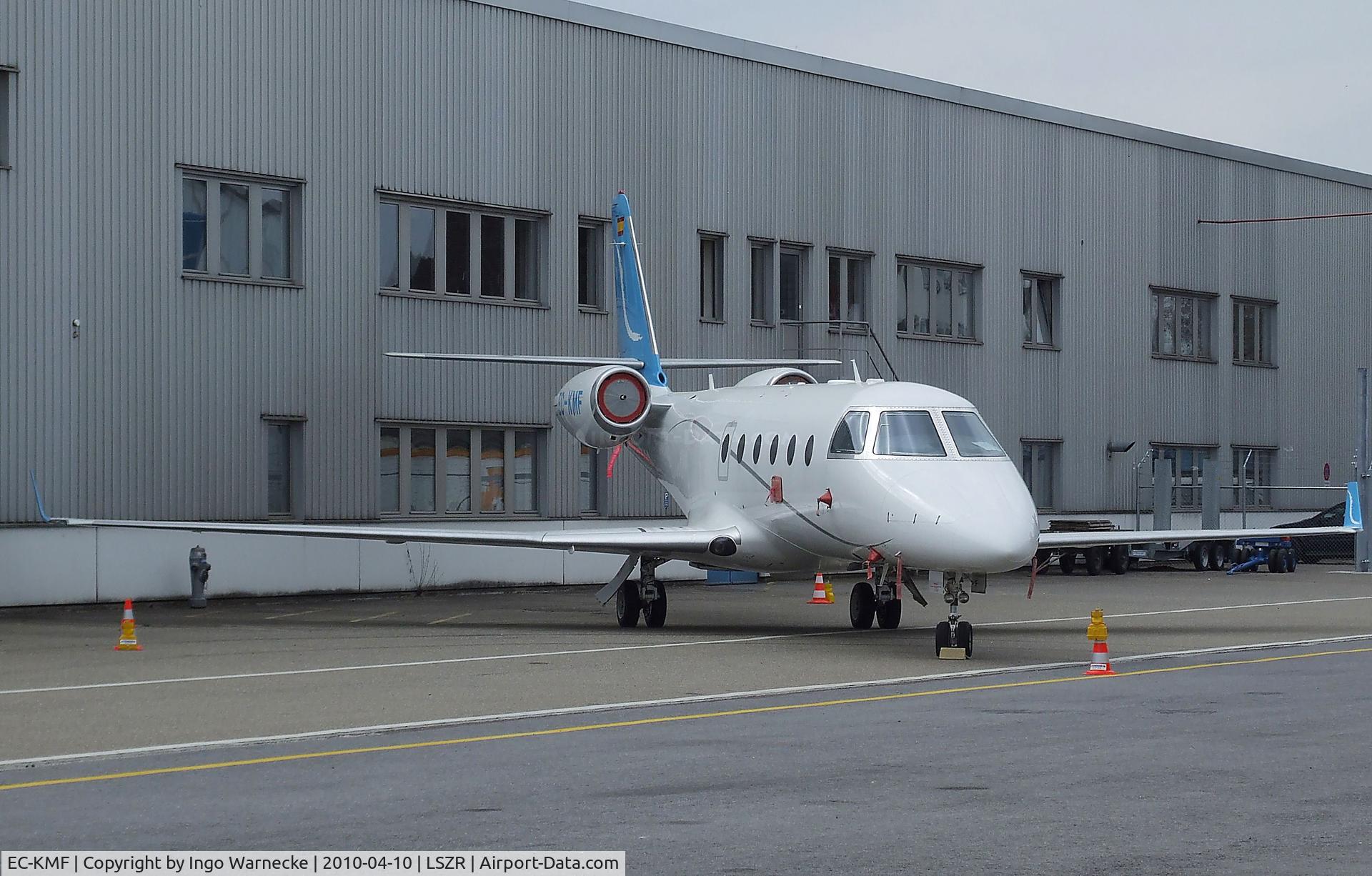 EC-KMF, 2007 Israel Aircraft Industries Gulfstream G150 C/N 233, IAI Gulfstream G150 at St. Gallen-Altenrhein airfield