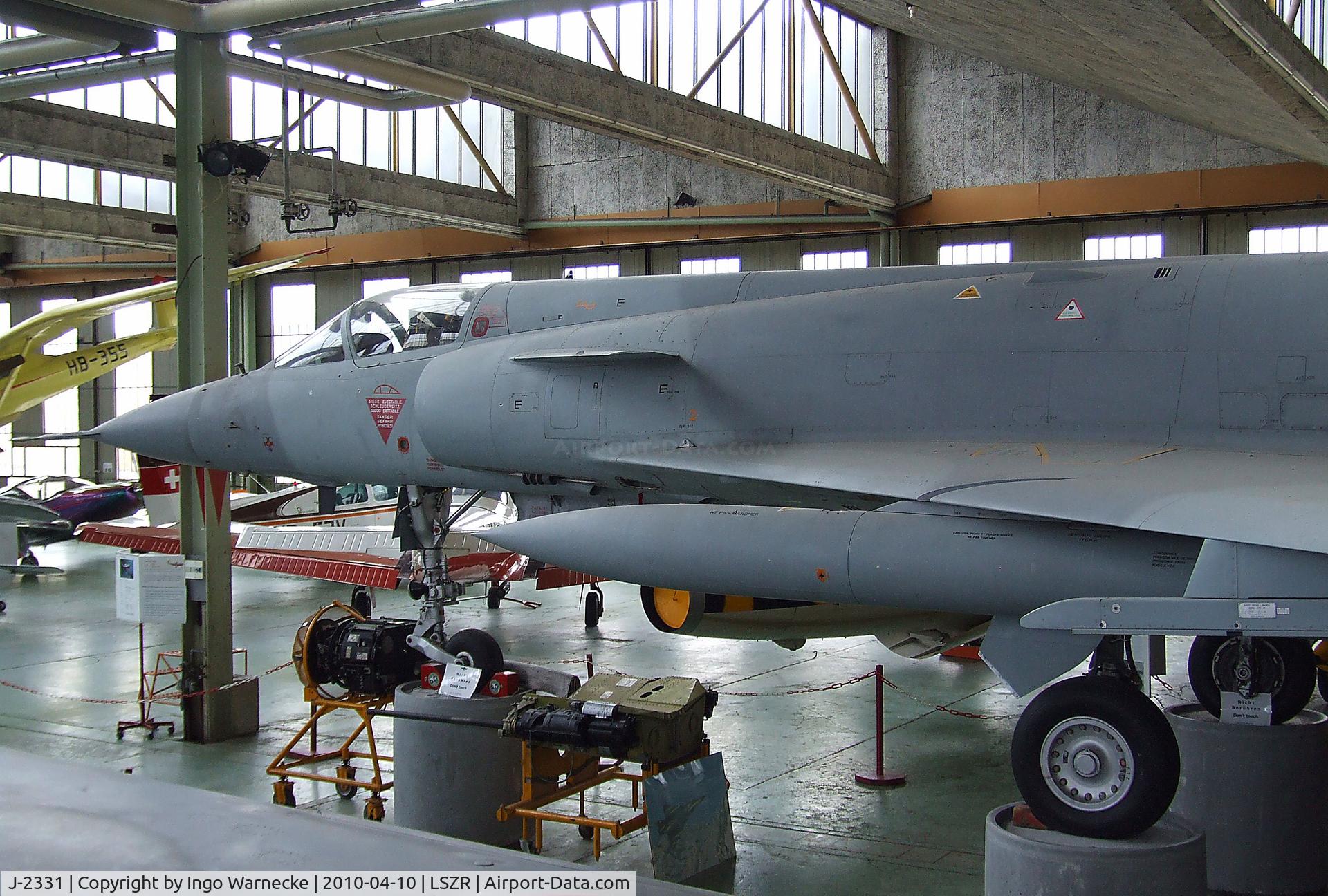 J-2331, Dassault (F+W Emmen) Mirage IIIS C/N 17-26-128/1021, Dassault Mirage III S at the Fliegermuseum Altenrhein