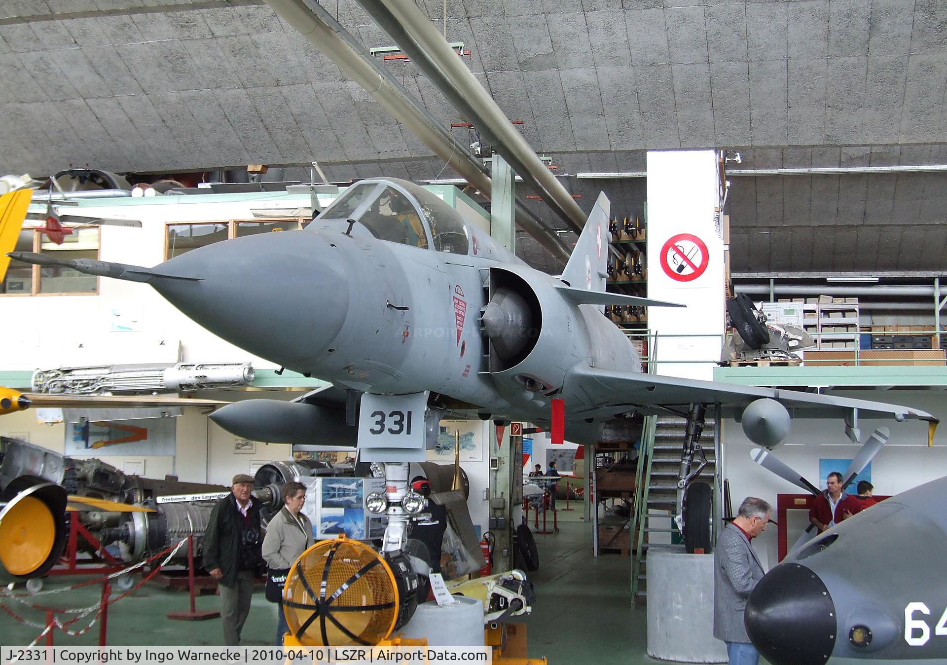 J-2331, Dassault (F+W Emmen) Mirage IIIS C/N 17-26-128/1021, Dassault Mirage III S at the Fliegermuseum Altenrhein