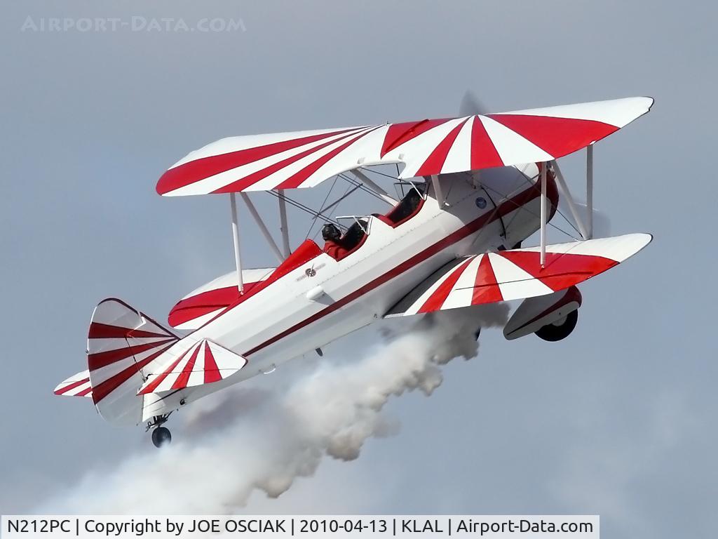 N212PC, 1941 Boeing A75N1(PT17) C/N 75-553, Flying at Sun-N-Fun 2010