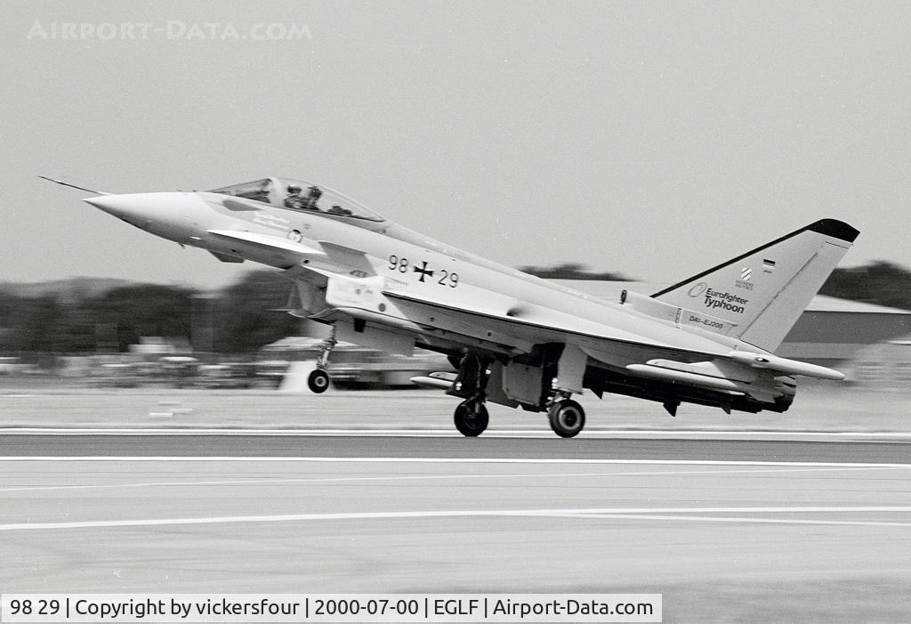 98 29, 1994 Eurofighter EF-2000 Typhoon S C/N DA1, Eurofighter EF2000 (c/n DA1).