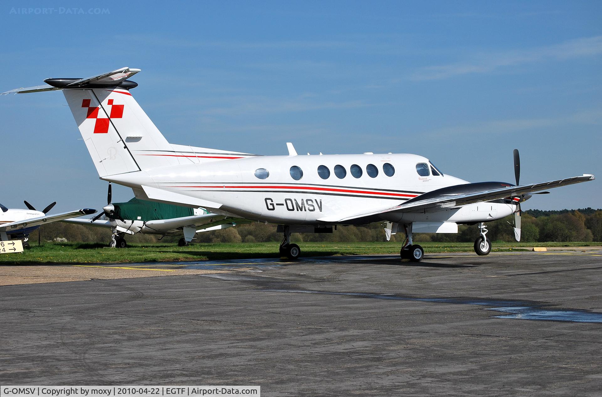G-OMSV, 2009 Hawker Beechcraft B200GT King Air King Air C/N BY-96, Beech 200GT - Ex N6396H - 2 X P & W Canada PT6A-52 - mtow 5670 kgs