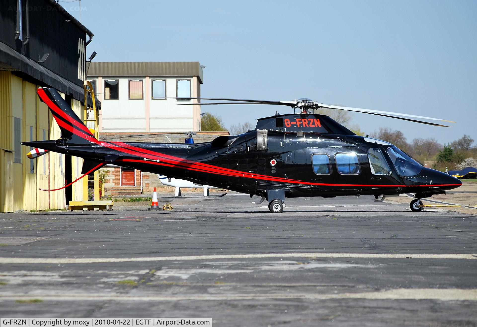 G-FRZN, 2009 Agusta A-109S Grand C/N 22125, Agusta A109S - 2 X P & W Canada PW207C - mtow 3175 kgs. Owned by Iceland the frozen food chain hence the registration. 