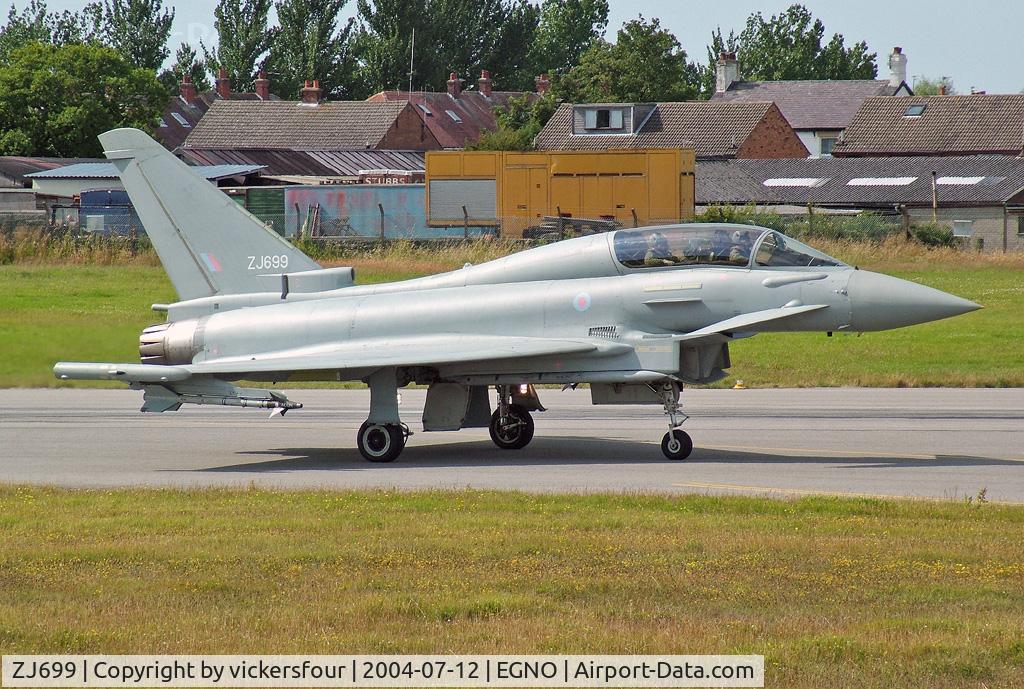 ZJ699, Eurofighter EF-2000 Typhoon T1 C/N PT001/IPA, BAE Systems