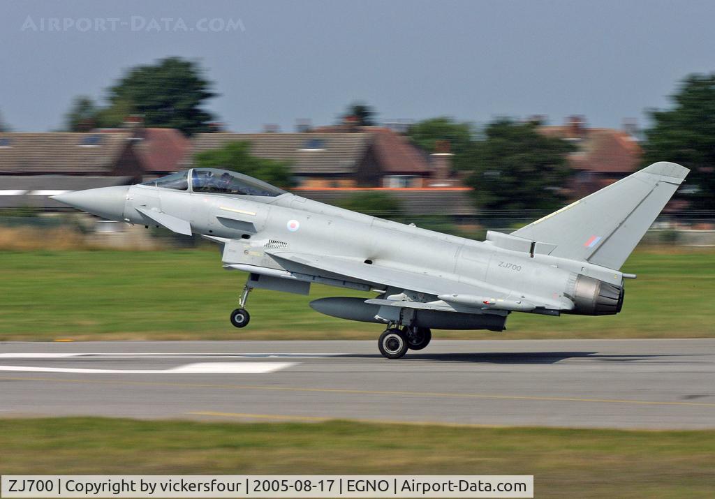 ZJ700, 2004 Eurofighter EF-2000 Typhoon F2 C/N 0034/PS002/IPA5, BAE Systems Typhoon F2 (c/n PS002/IPA5).