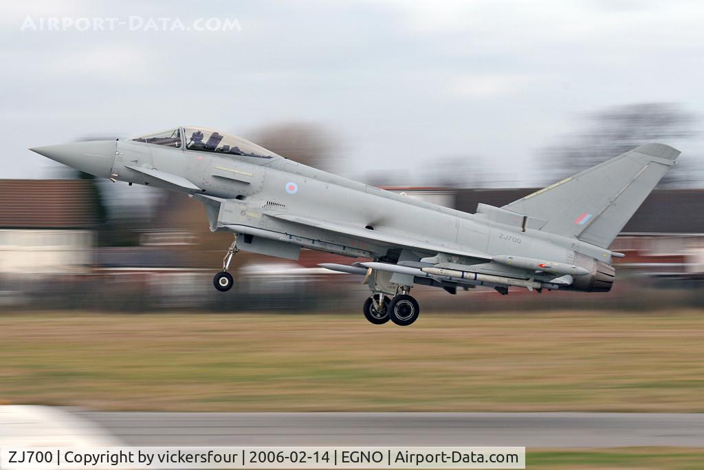 ZJ700, 2004 Eurofighter EF-2000 Typhoon F2 C/N 0034/PS002/IPA5, BAE Systems Typhoon F2 (c/n PS002/IPA5).