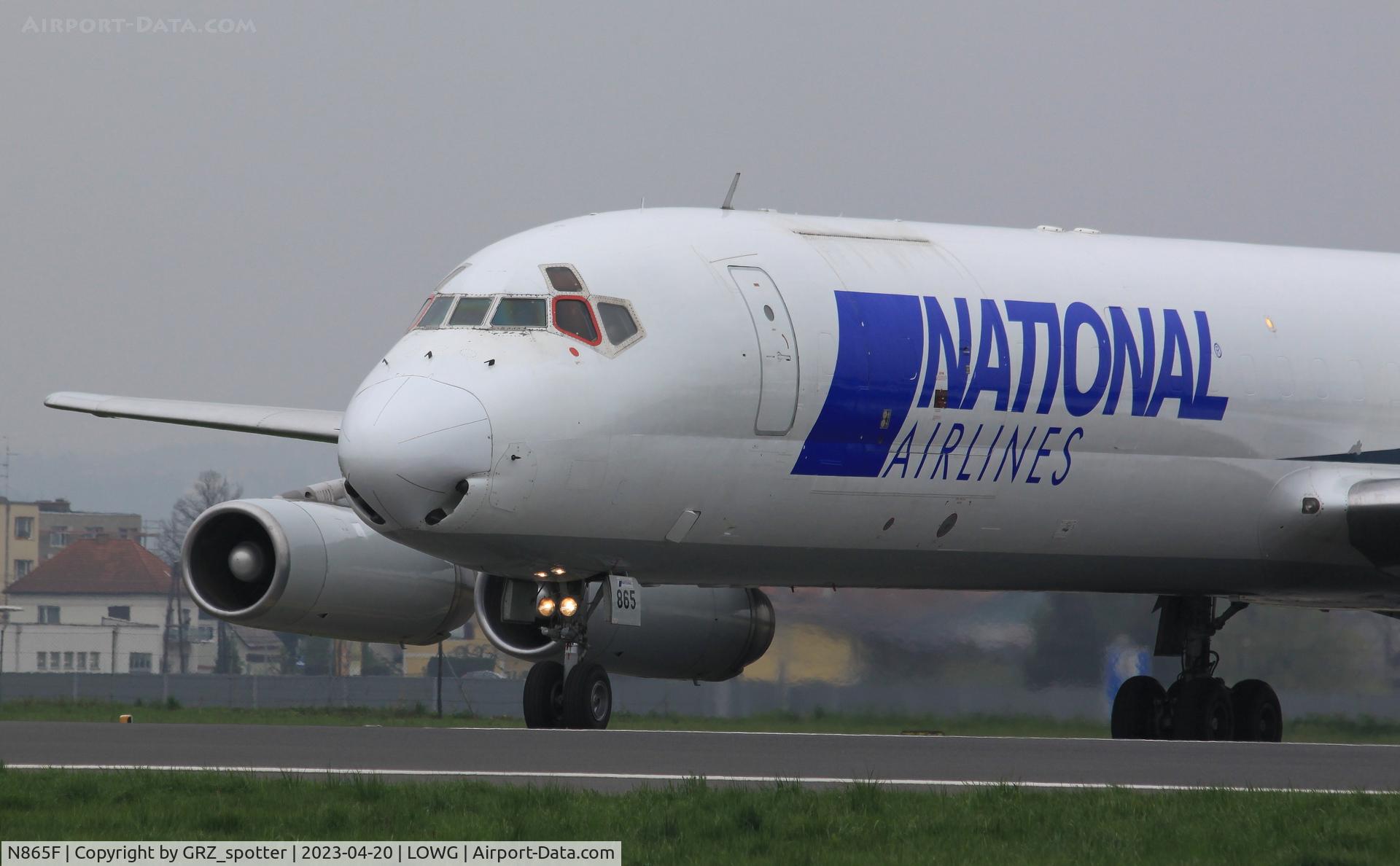 N865F, 1969 Douglas DC-8-63F C/N 46088, Nice visitor in GRZ!