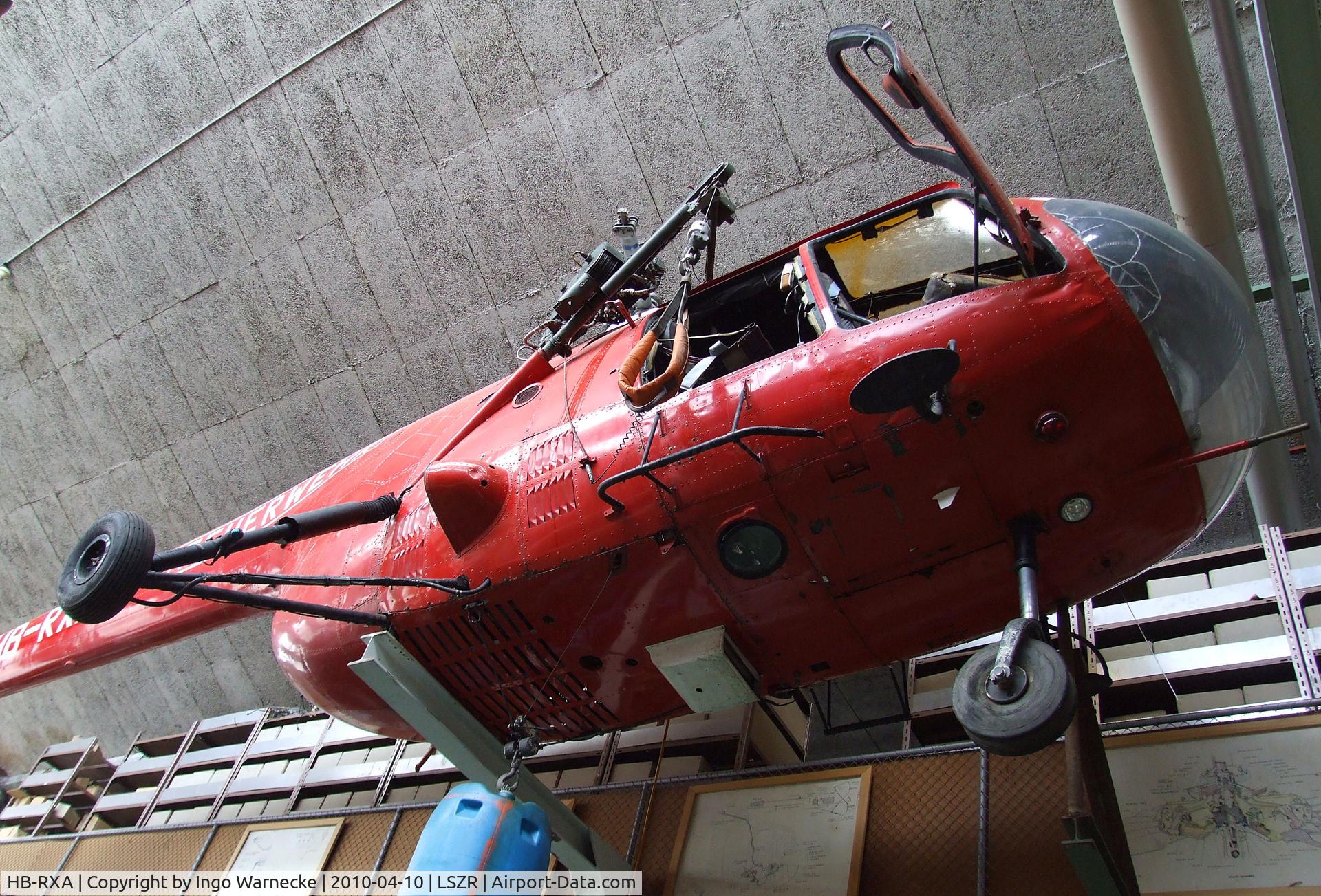 HB-RXA, 1958 Bristol 171B Sycamore HR.52 C/N 13483, Bristol B171B Sycamore HR52 at the Fliegermuseum Altenrhein