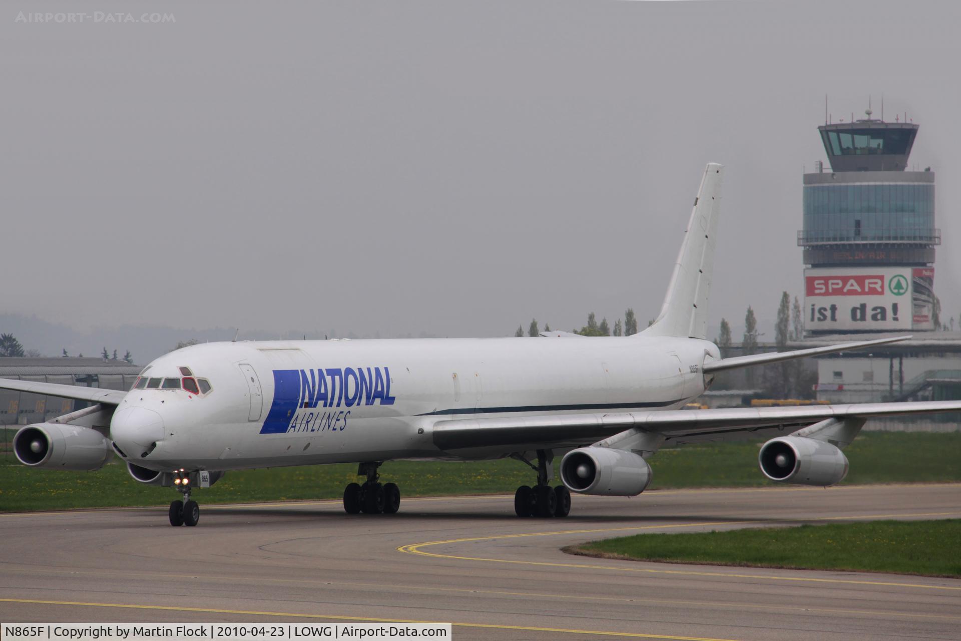 N865F, 1969 Douglas DC-8-63F C/N 46088, .