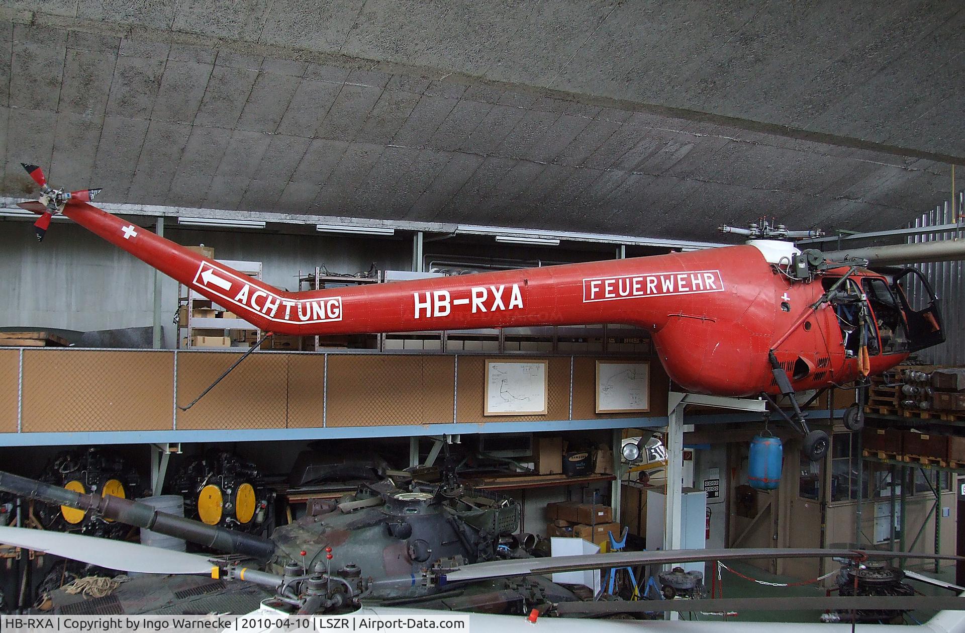 HB-RXA, 1958 Bristol 171B Sycamore HR.52 C/N 13483, Bristol B171B Sycamore HR52 at the Fliegermuseum Altenrhein