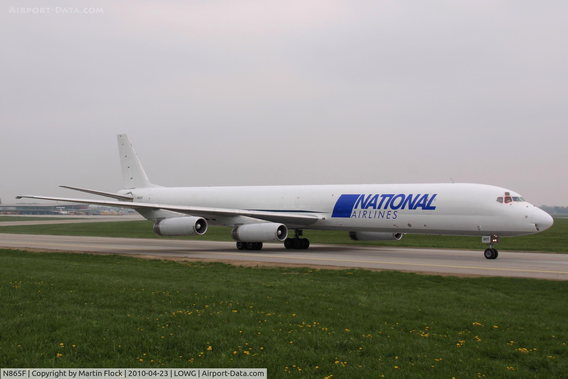 N865F, 1969 Douglas DC-8-63F C/N 46088, .