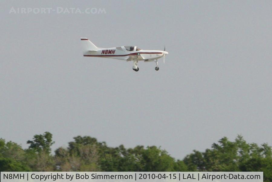 N8MH, Stoddard-Hamilton Glasair III C/N 3322, Arriving at Lakeland, FL during Sun N Fun 2010.