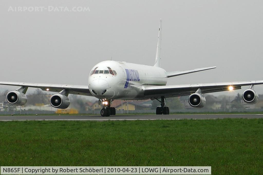 N865F, 1969 Douglas DC-8-63F C/N 46088, Nice visitor