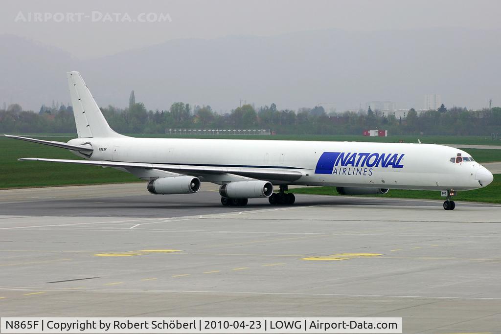 N865F, 1969 Douglas DC-8-63F C/N 46088, Nice visitor!