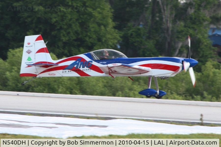 N540DH, 1995 Staudacher S-300D C/N 20, Arriving at Lakeland, FL during Sun N Fun 2010.