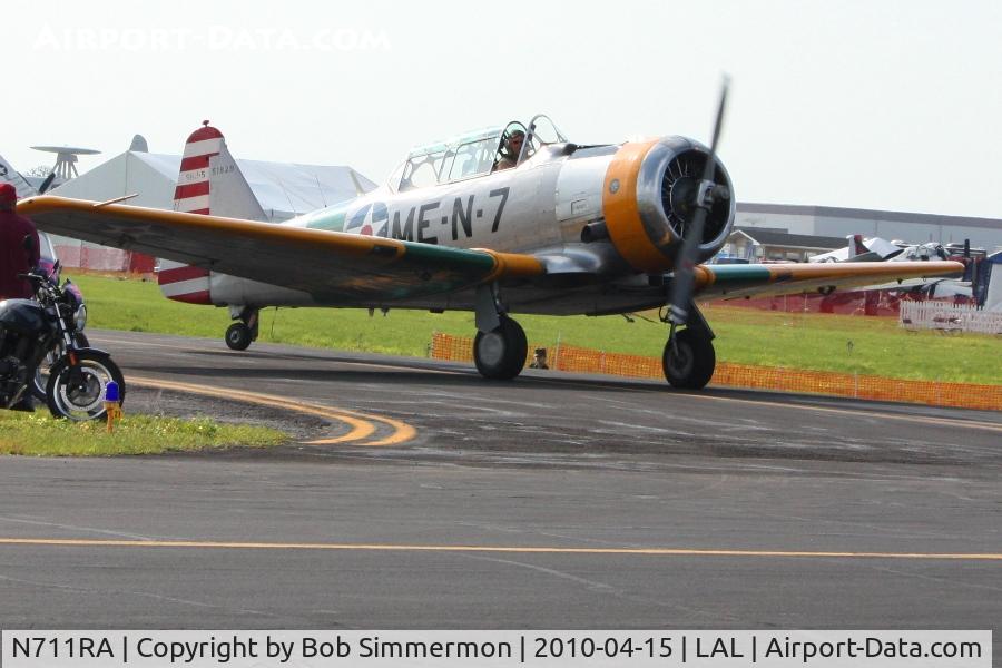 N711RA, 1943 North American SNJ-5C Texan Texan C/N 88-14800, Sun N Fun 2010