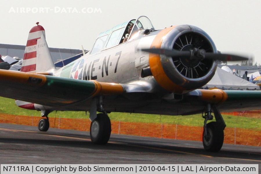 N711RA, 1943 North American SNJ-5C Texan Texan C/N 88-14800, Sun N Fun 2010