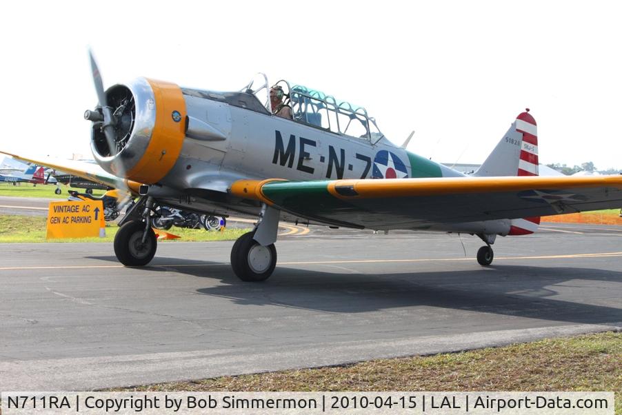 N711RA, 1943 North American SNJ-5C Texan Texan C/N 88-14800, Sun N Fun 2010