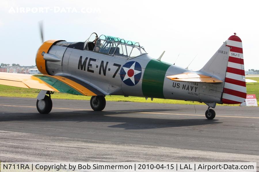N711RA, 1943 North American SNJ-5C Texan Texan C/N 88-14800, Sun N Fun 2010