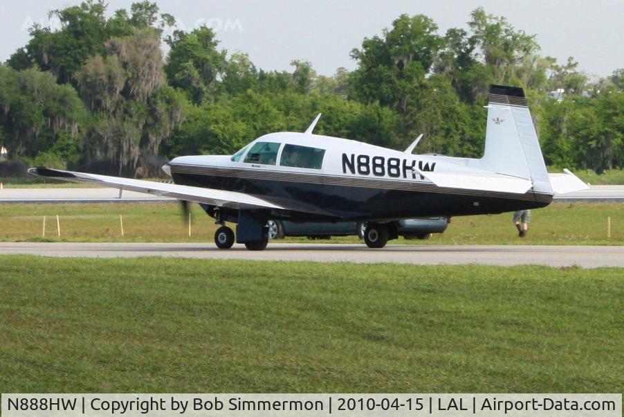 N888HW, 1981 Mooney M20K C/N 25-0590, Sun N Fun 2010