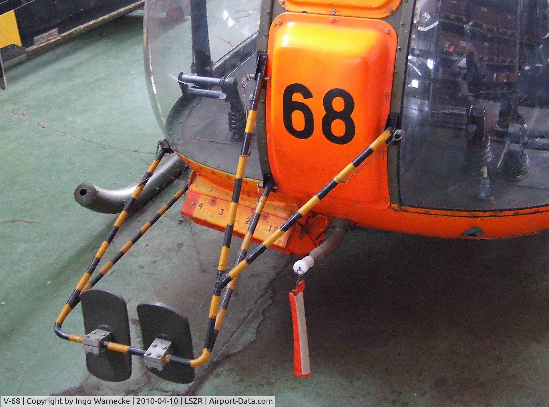 V-68, 1964 Sud SE-3130 Alouette II C/N 1924, Sud-Est SE.3130 Alouette II at the Fliegermuseum Altenrhein