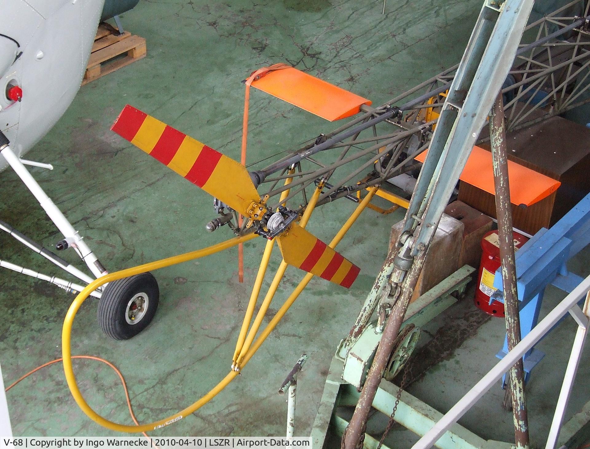 V-68, 1964 Sud SE-3130 Alouette II C/N 1924, Sud-Est SE.3130 Alouette II at the Fliegermuseum Altenrhein