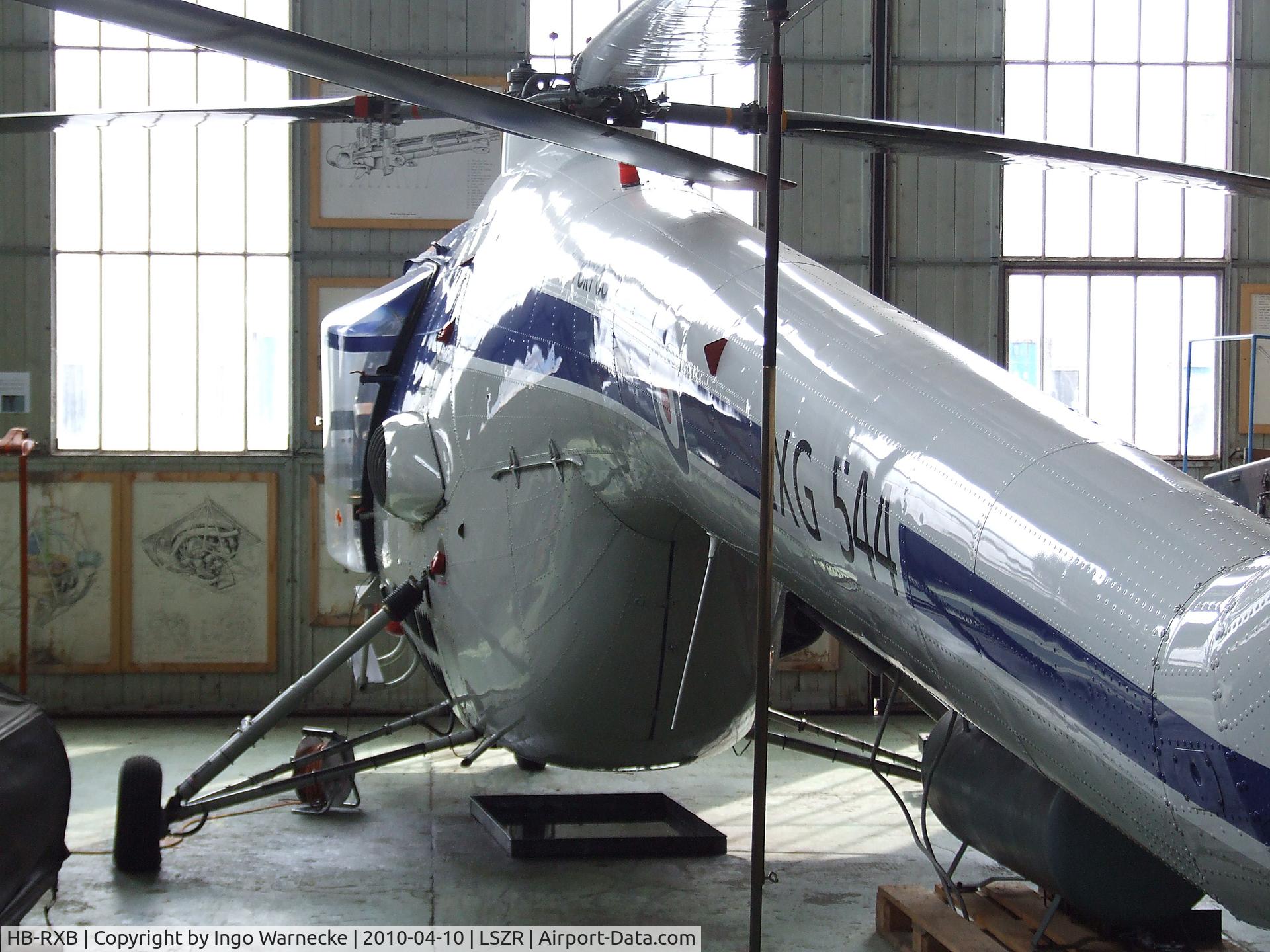 HB-RXB, 1957 Bristol 171B HR.52 Sycamore C/N 13475, Bristol B171B Sycamore HR52 at the Fliegermuseum Altenrhein