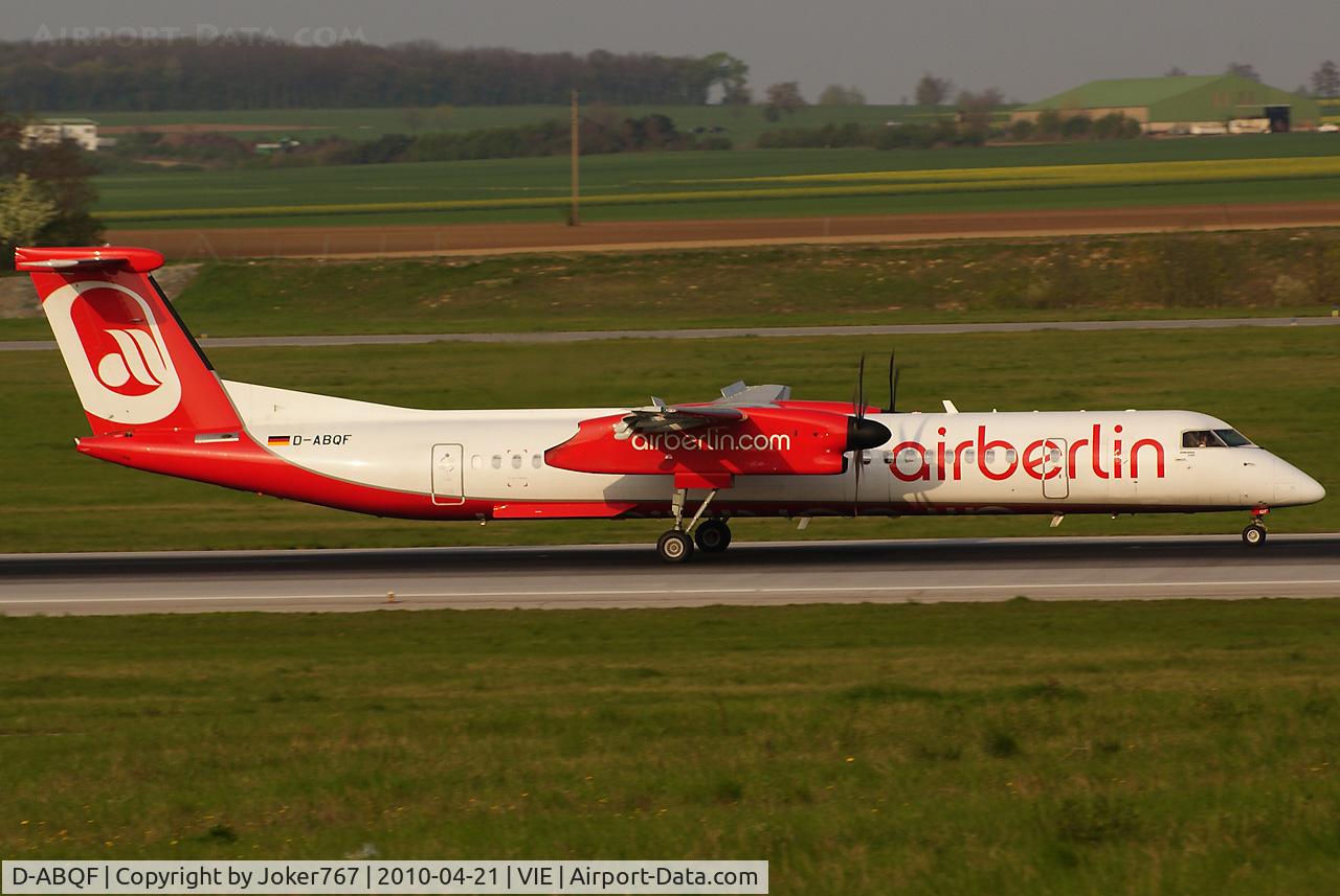 D-ABQF, 2009 De Havilland Canada DHC-8-402Q Dash 8 C/N 4245, Air Berlin (LGW) De Havilland Canada DHC-8-402Q